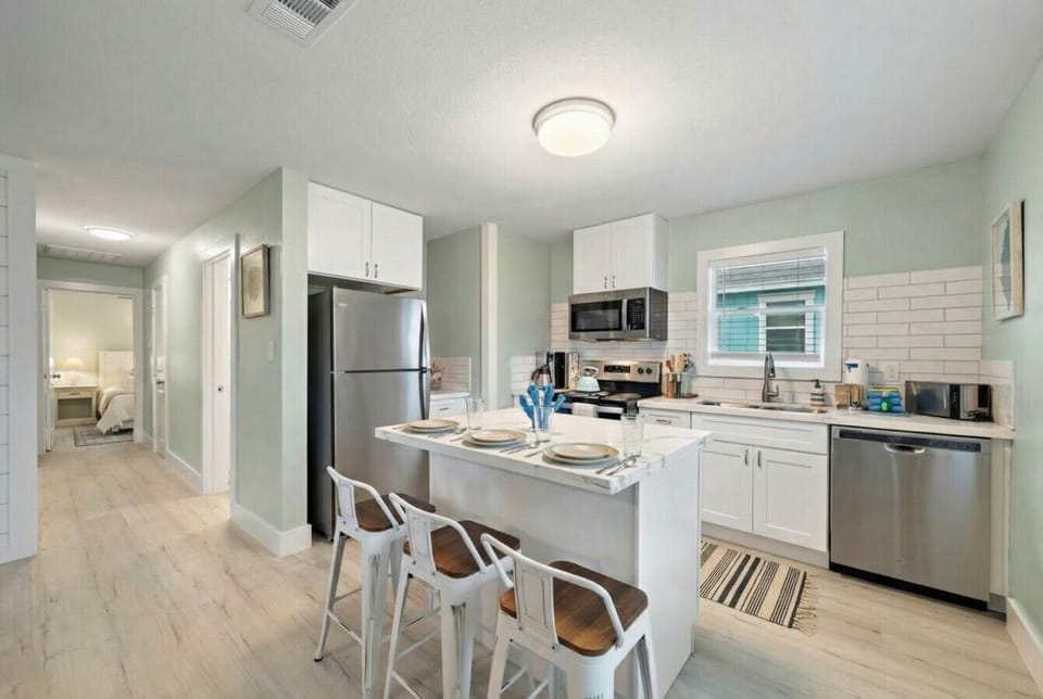 Whip up delicious meals in this charming kitchen