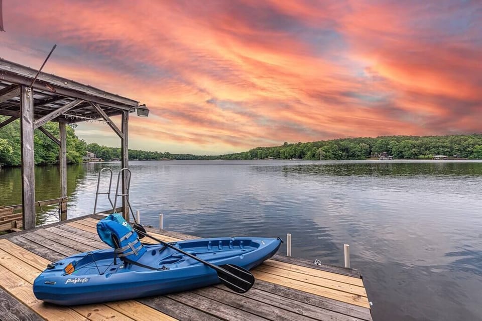 View of the Lake from the Dock 2 Kayaks provided