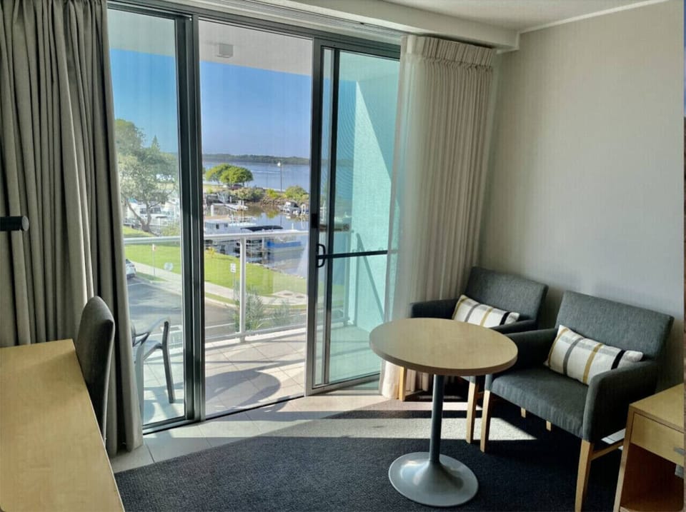 View out to balcony
