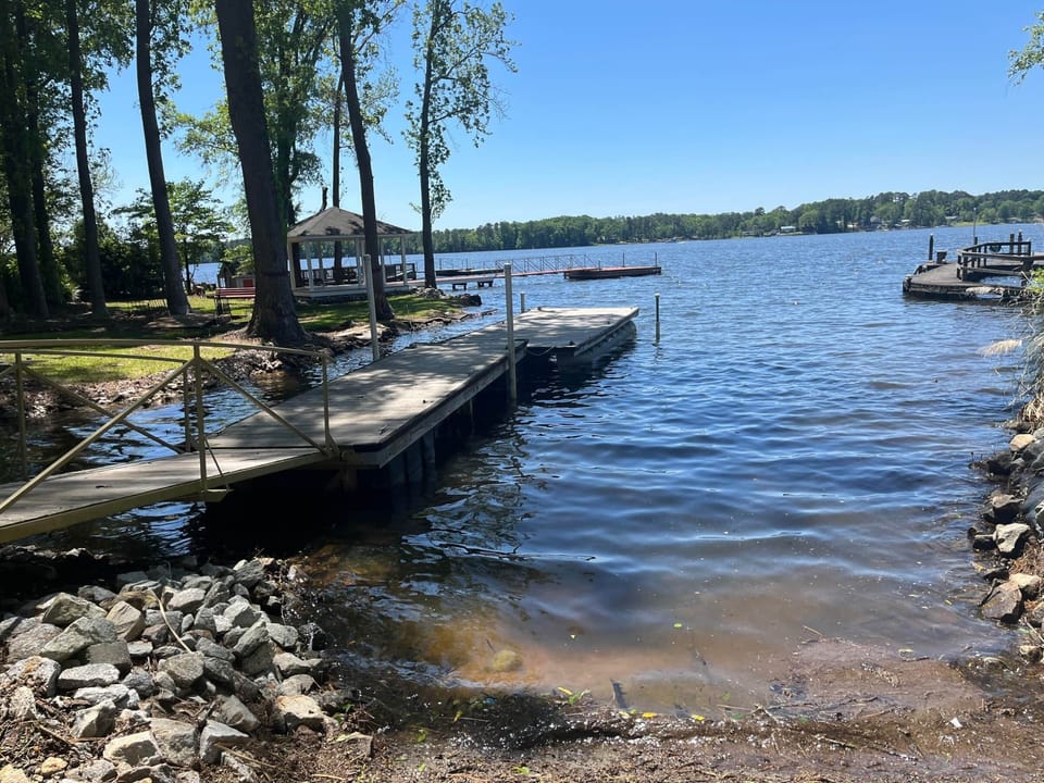 Water view from boat ramp