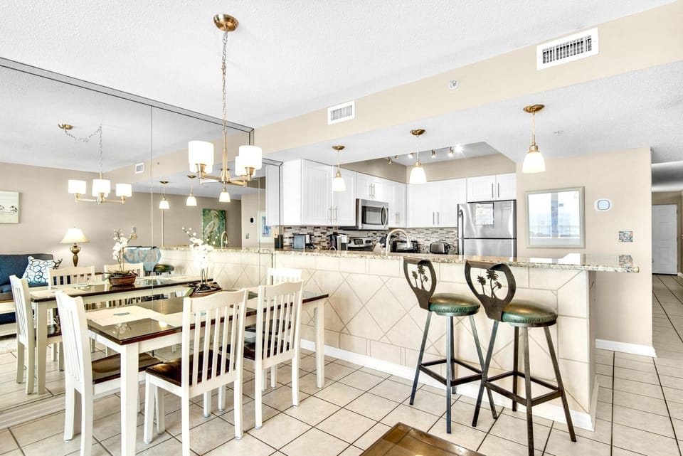 Open-concept kitchen, perfect for casual family living.