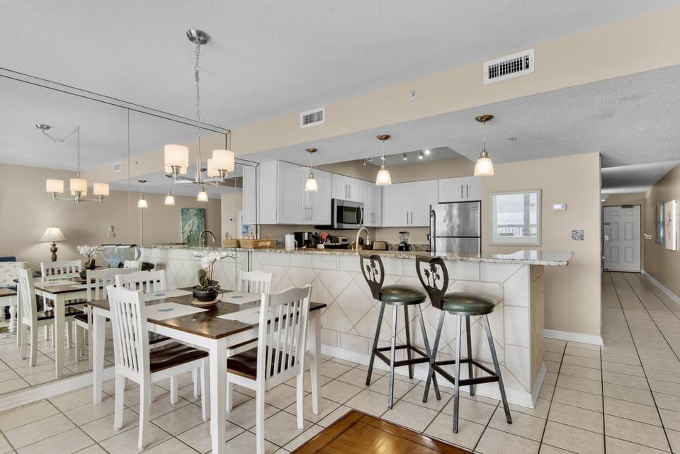 Open-concept kitchen, perfect for casual family living.