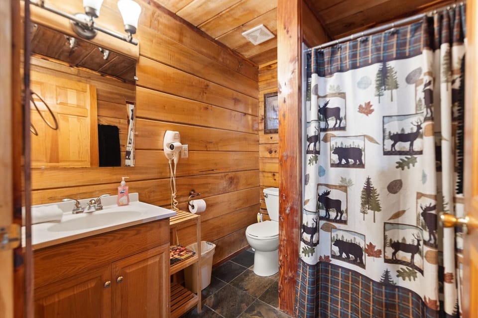 Main Floor Full Bathroom with step-in shower