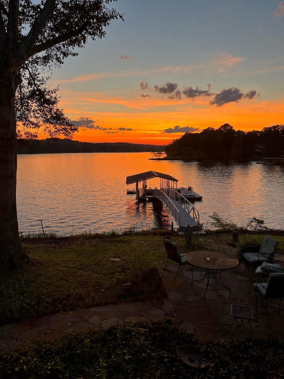 Sunset in June 
