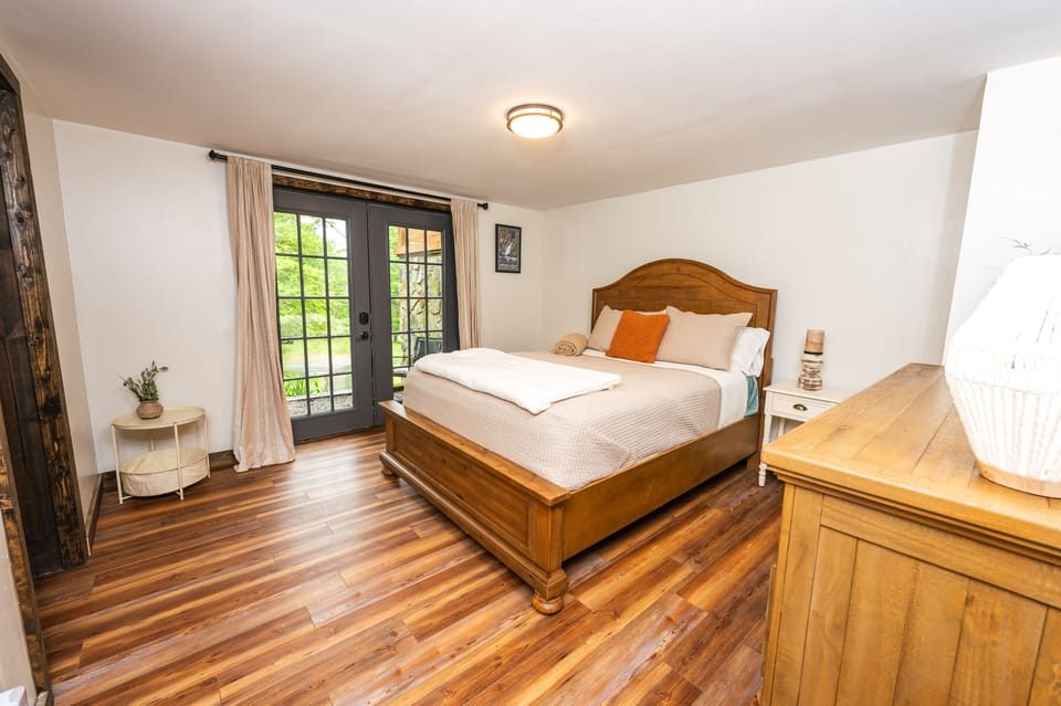 Third bedroom on lower lever with private entry