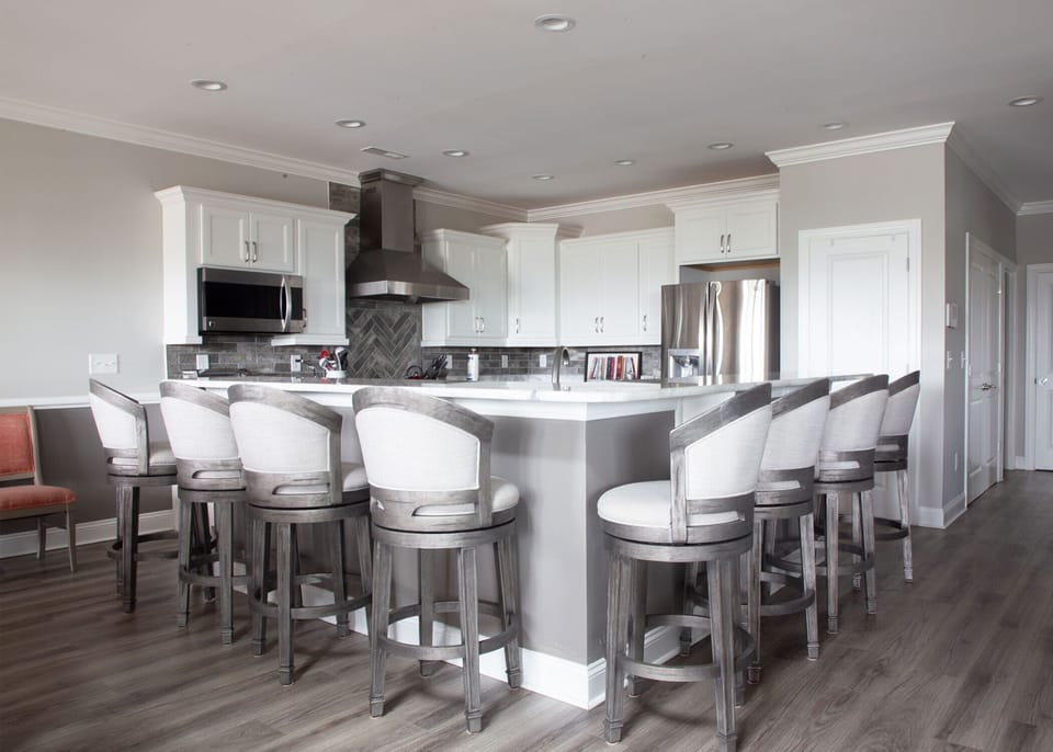 Divine By The Beach Island Counter seats eight (8)