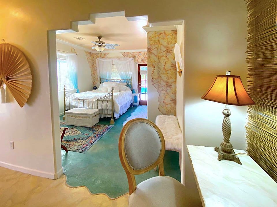 View of the room from the hallway