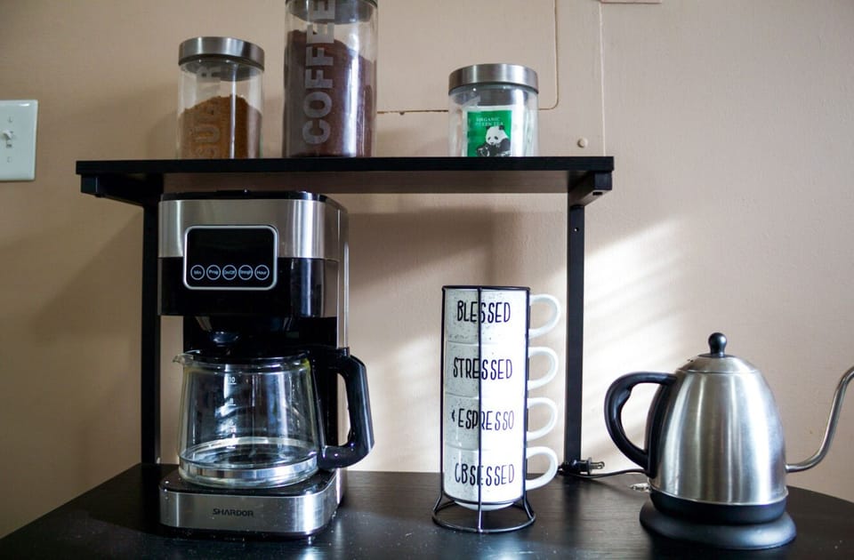 Brew your morning coffee in style.