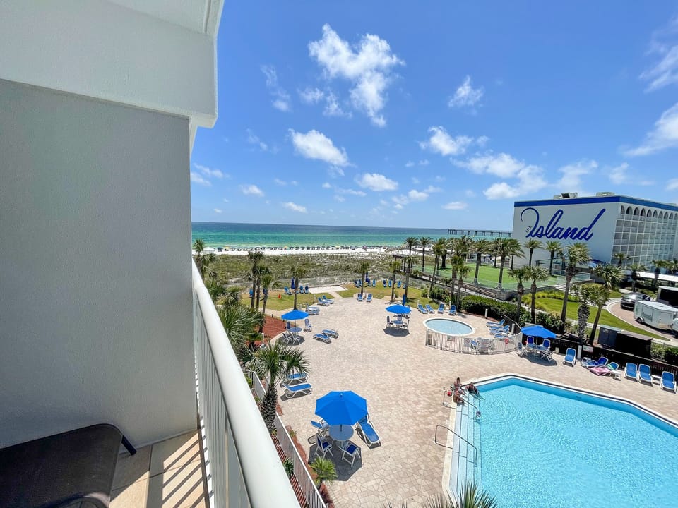 balcony view of the gulf