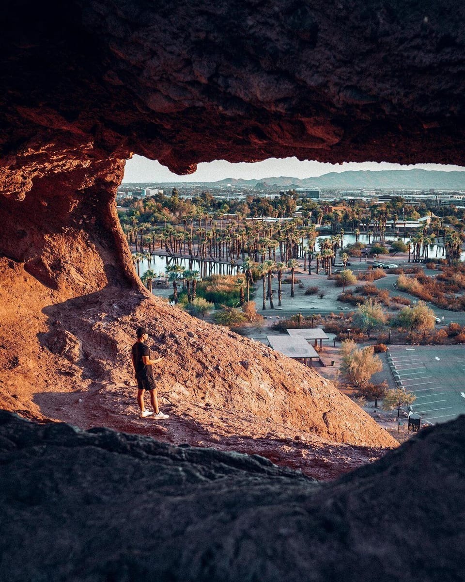 Take a hike at Papago park, hole in the rock trail just few mins from house.