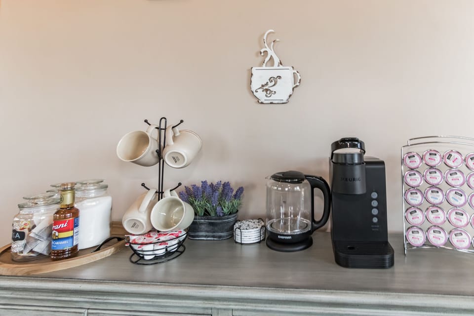 The coffee bar is the perfect start to any morning.