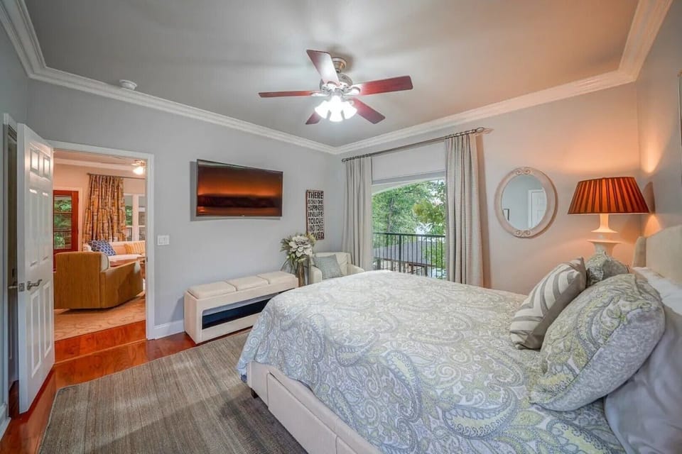 Upstairs Bedroom 4 with queen bed