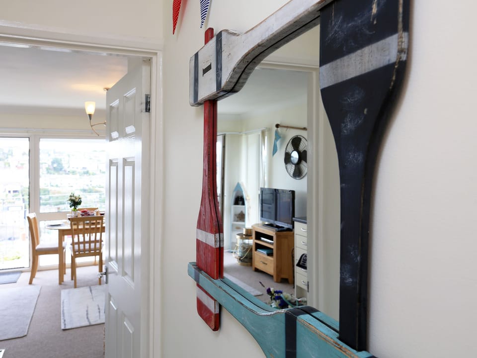 Nautically decorated hallway | Dual View - Linden Court Apartments, Brixham