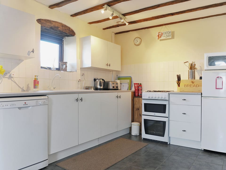 Open plan living/dining room/kitchen | Coastal Wood Holidays - Granary Barn, Marros, nr. Amroth