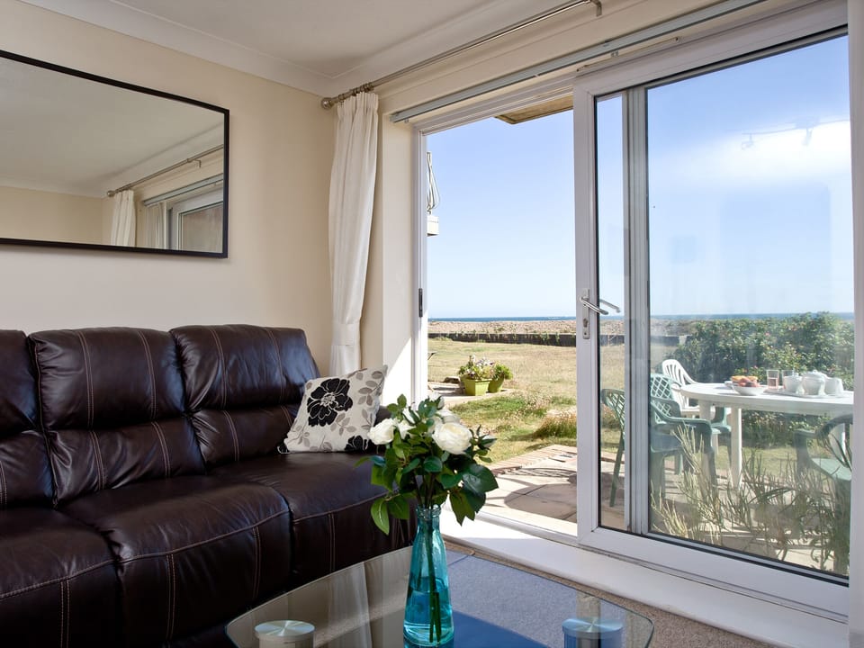 Stylish living area with sea views | Steps From The Shore, Hayling Island