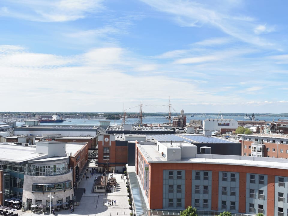 Picturesque views out to sea | Gunwharf Quays Apartments - The Two Bedroom Balcony View &rsquo;A&rsquo; - Gunwharf Quays Apartments , Gunwharf Quays, near Portsmouth