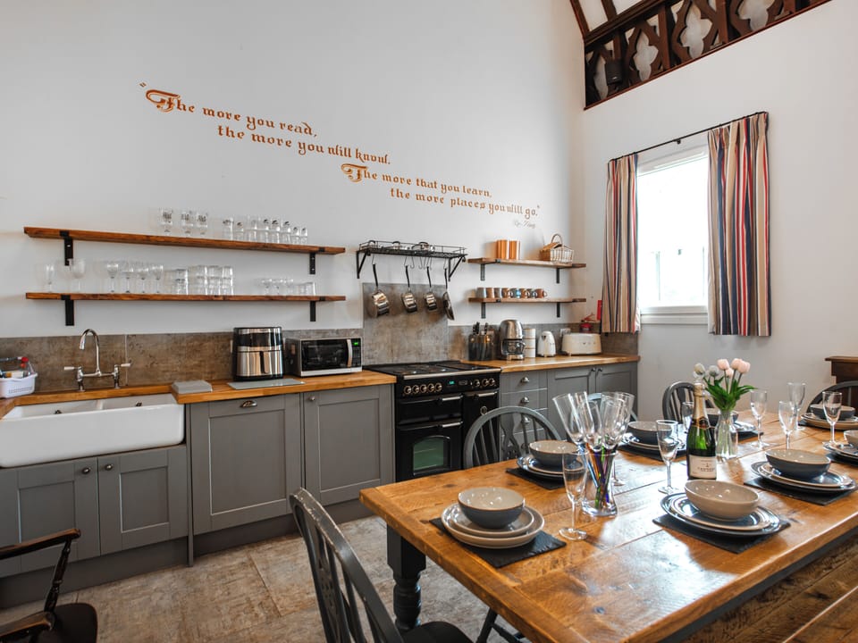 Kitchen area | The Old School House 1 - The Old School House Accommodation, Burwarton, near Bridgnorth 
