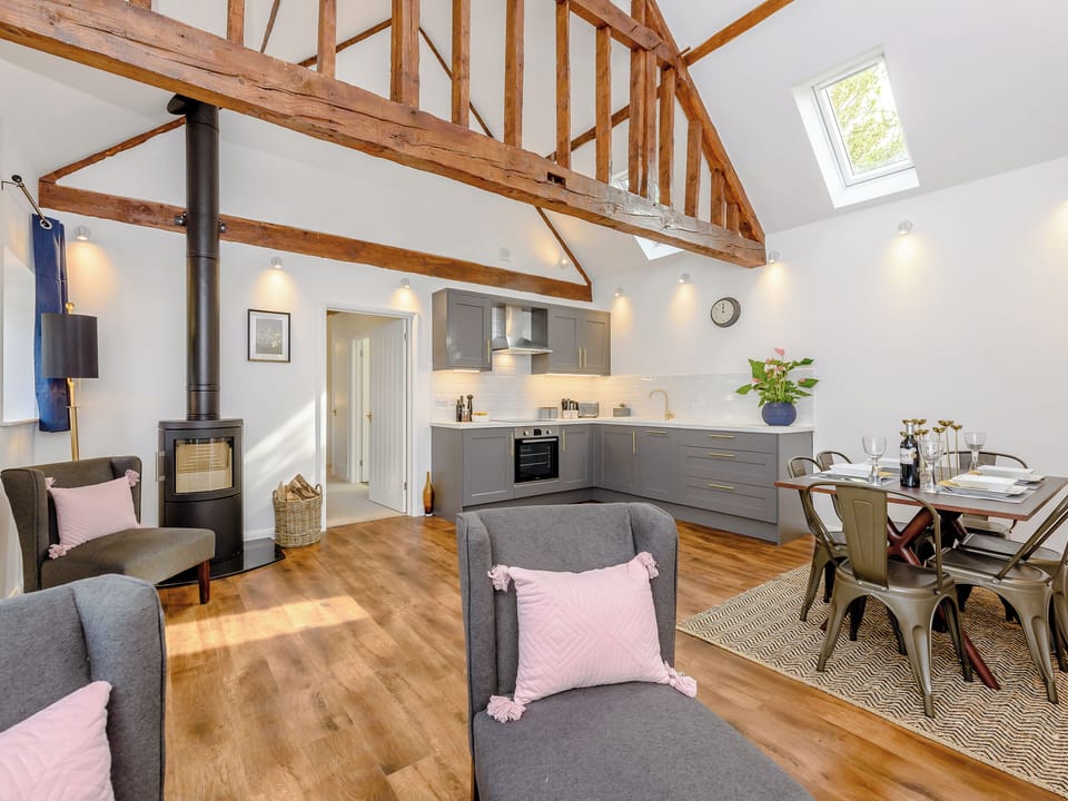 Attractive open plan living space | The Lodge at Oldbury Barns, Chichester