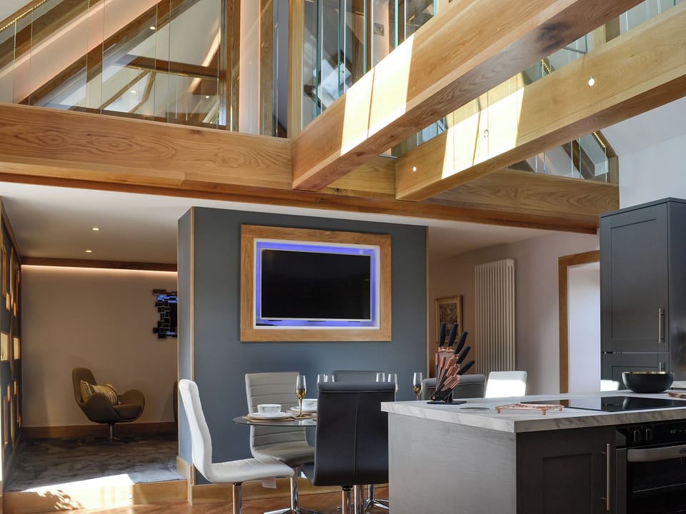 Kitchen and dining area | Hillend Stables - Hillend, Dalry