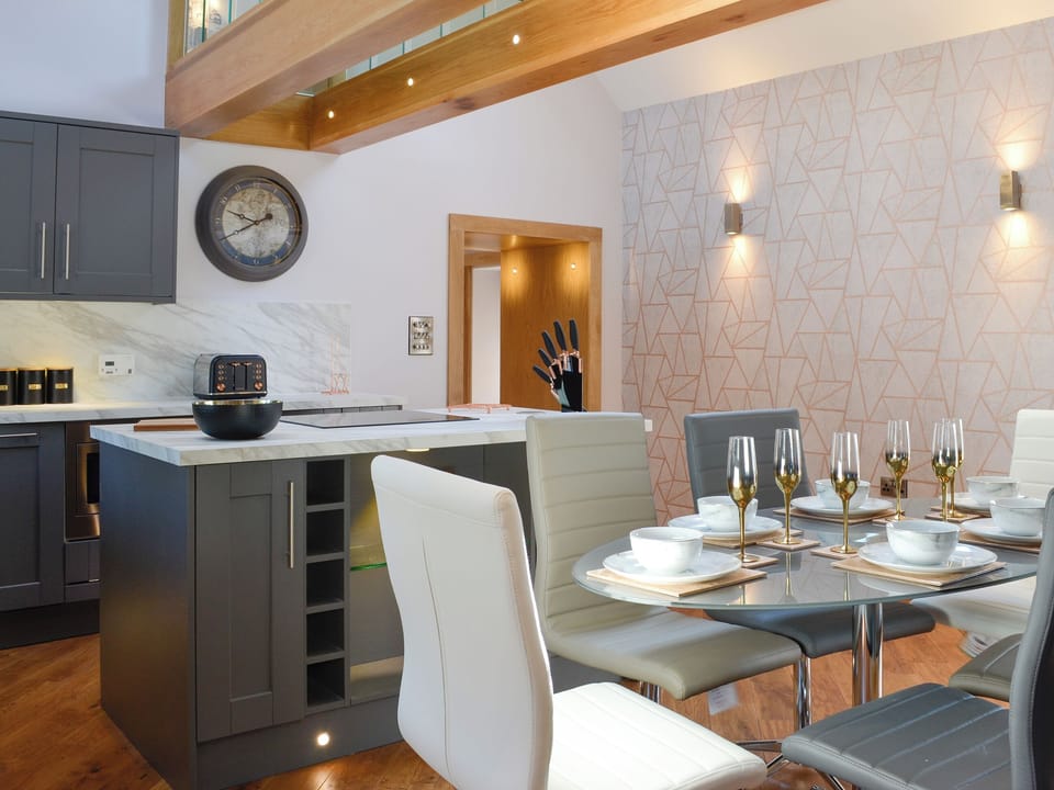 Kitchen and dining area | Hillend Stables - Hillend, Dalry