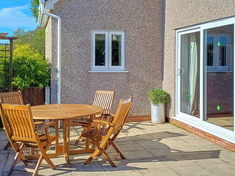 Patio area | Bwthyn Bwlch, Prion, near Denbigh