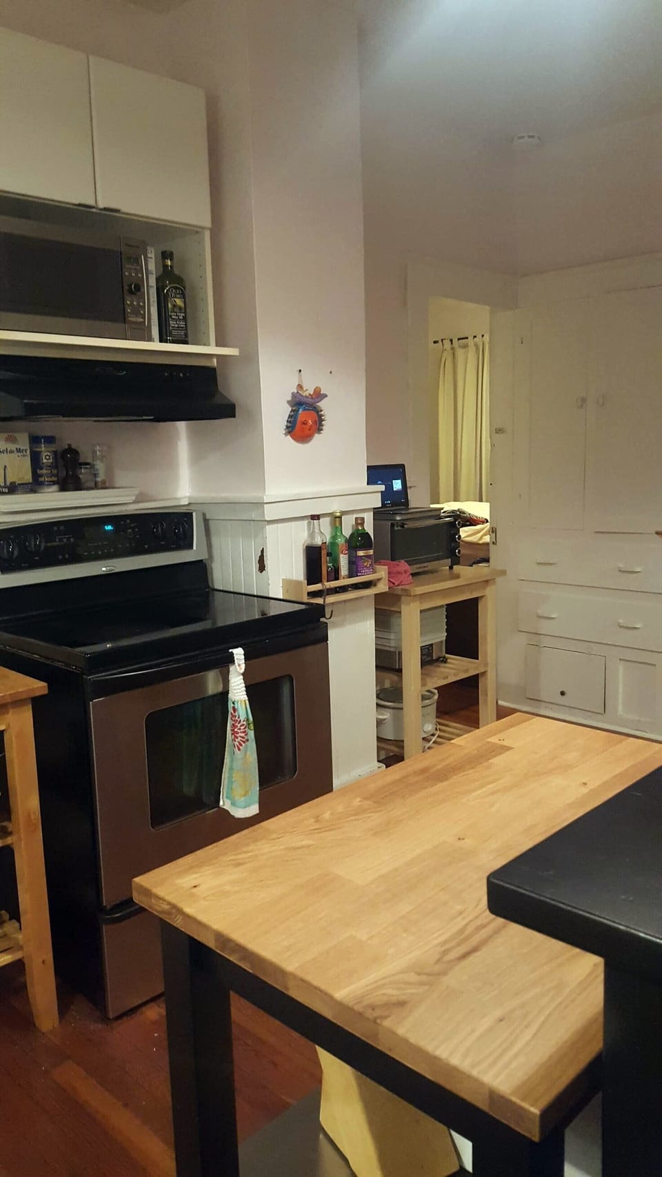 Kitchen with island.