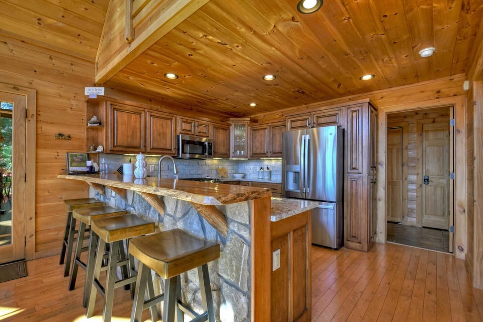Fully stocked kitchen