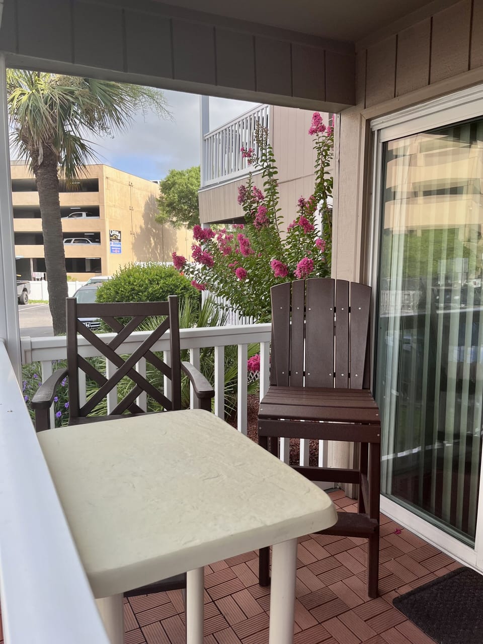 Our balcony