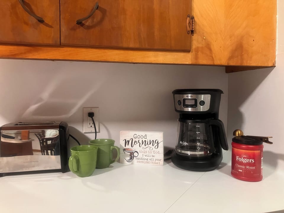 Enjoy some coffee.