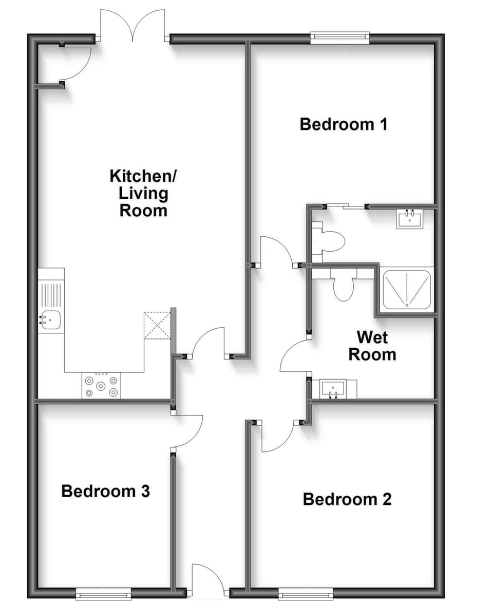Floor plan | Orion - Rossiter&rsquo;s Vineyard Barn, Wellow, near Yarmouth