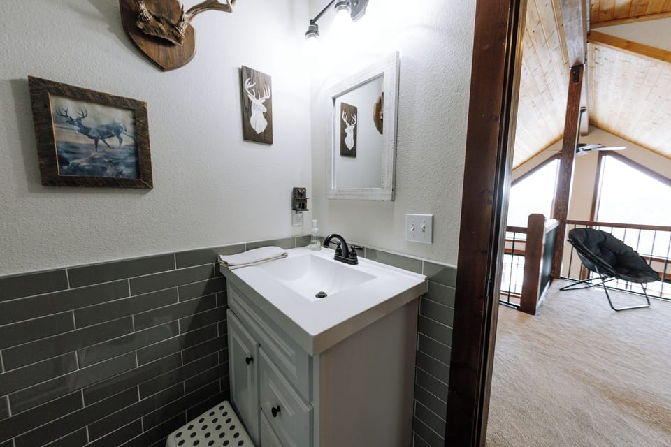 Upstairs bathroom