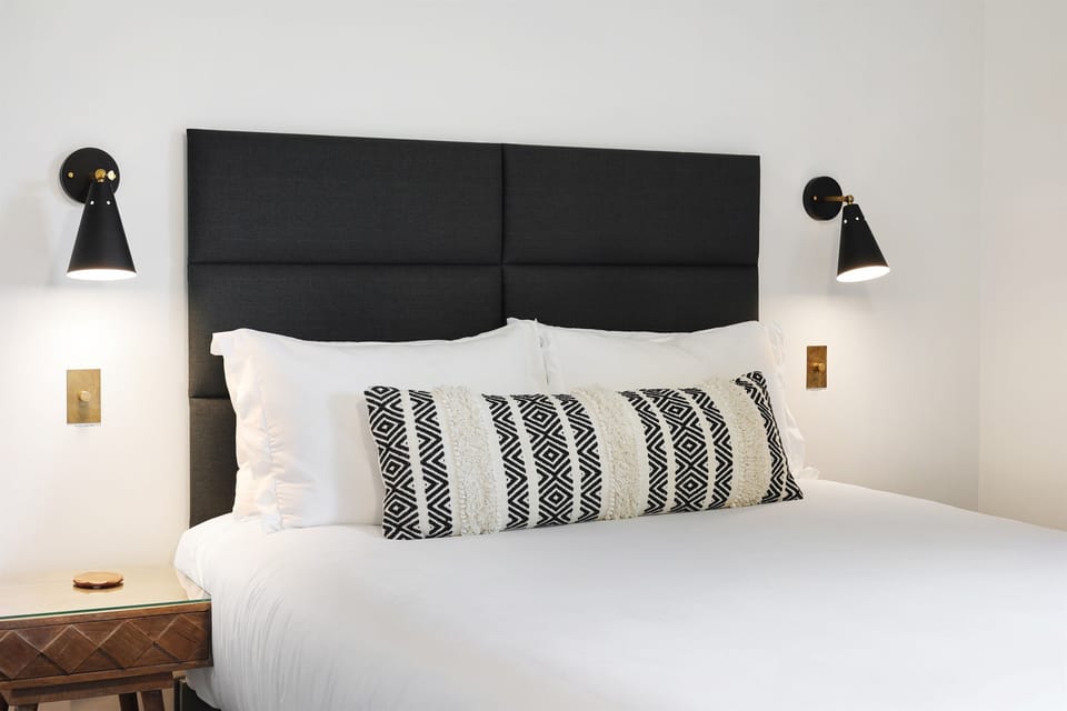 Crisp white linens