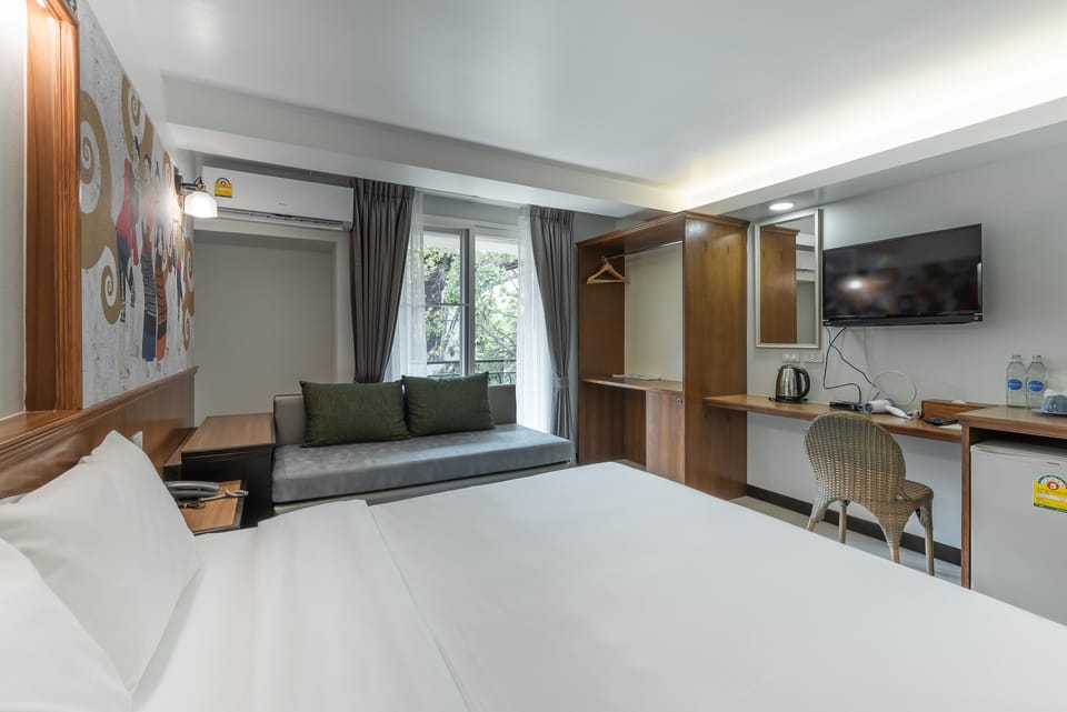 Superior Double Room, 1 King Bed, Pool View | View from room