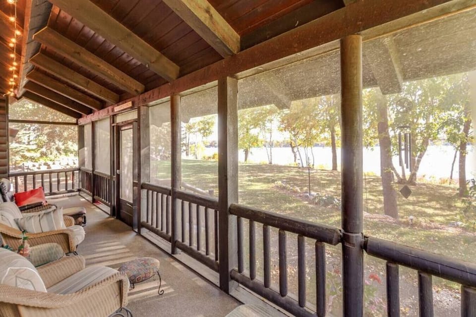 Screened in porch.