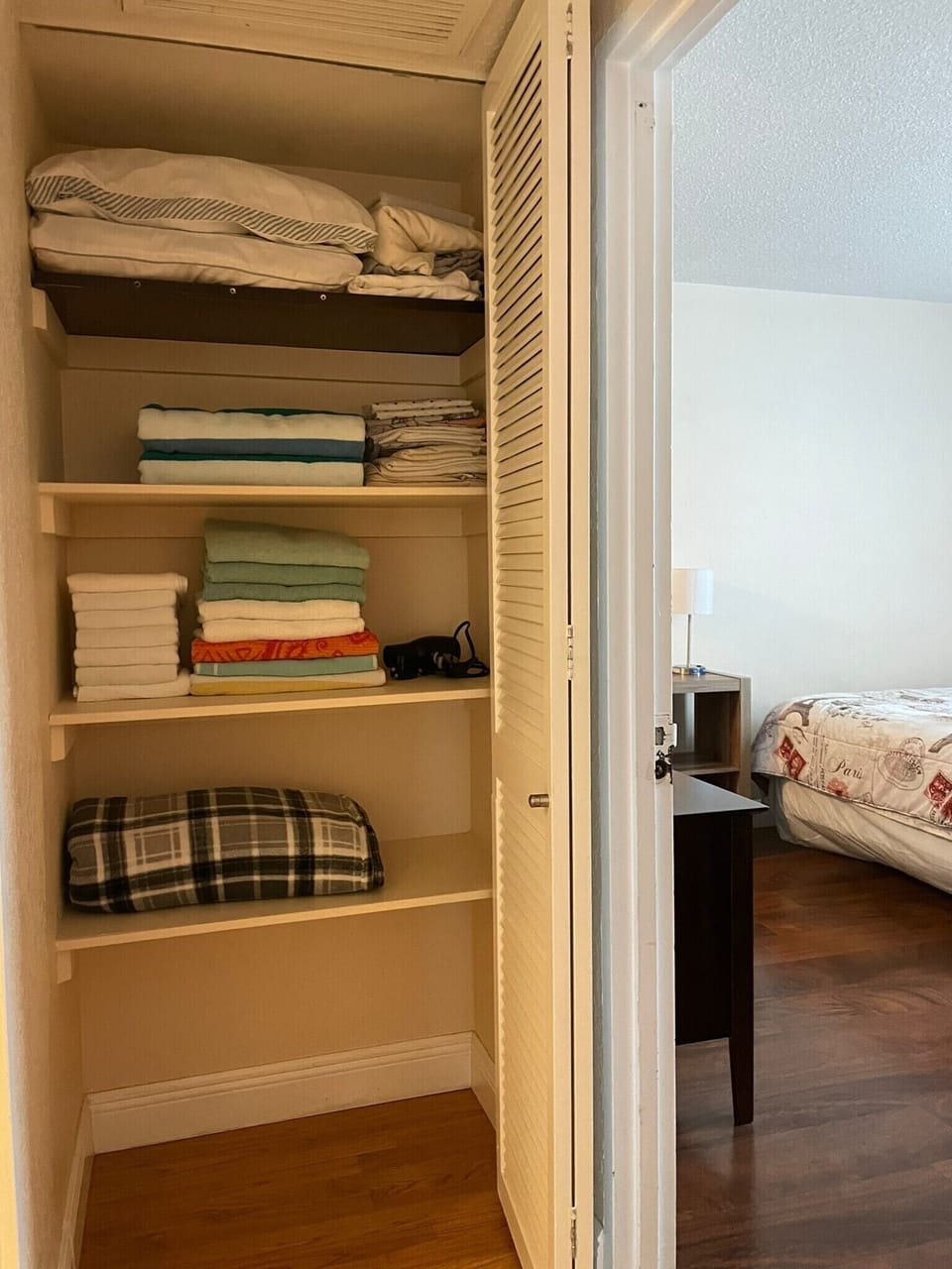 Extra towels and linens for a comfortable stay