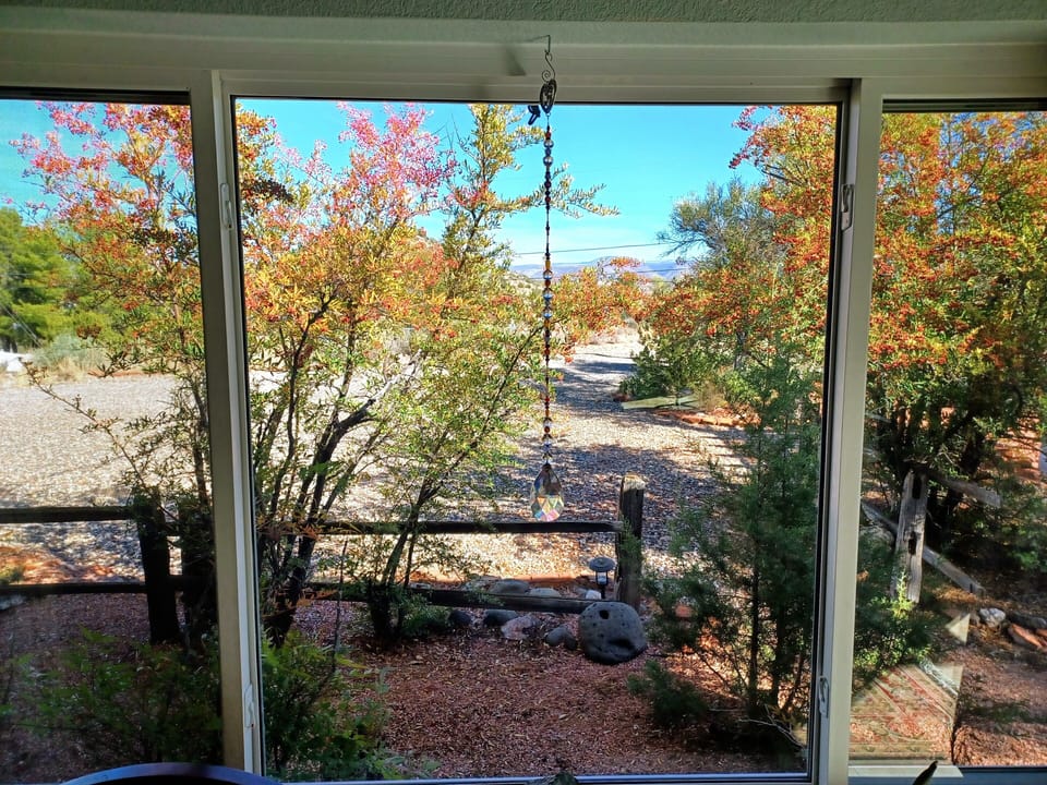 View looking north, with Sedona in background