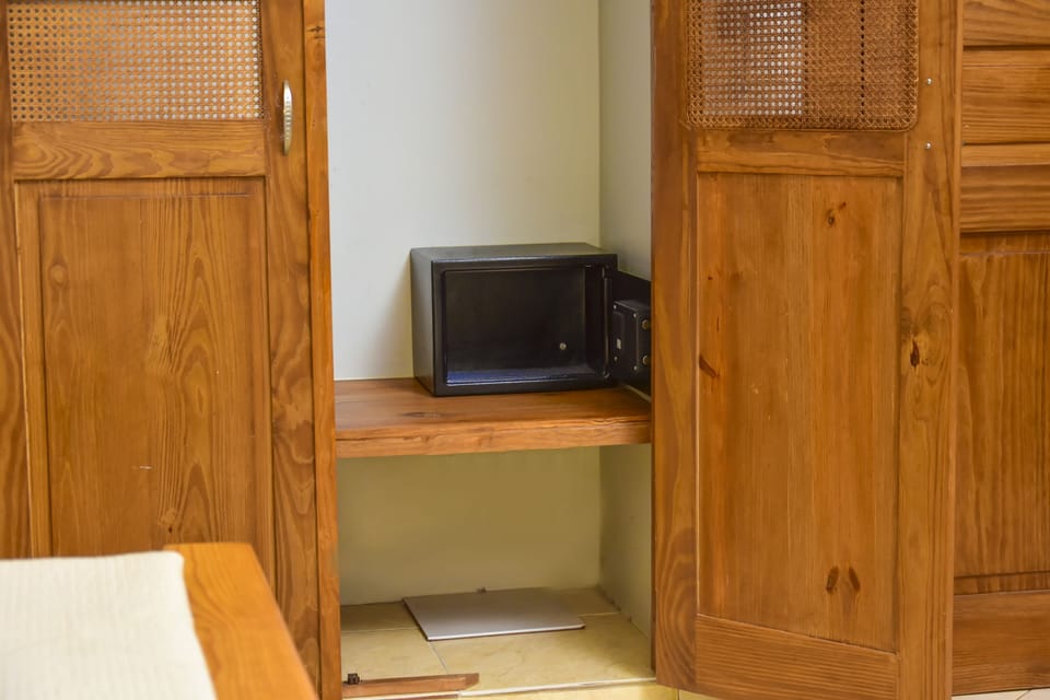 Safe in the master bedroom