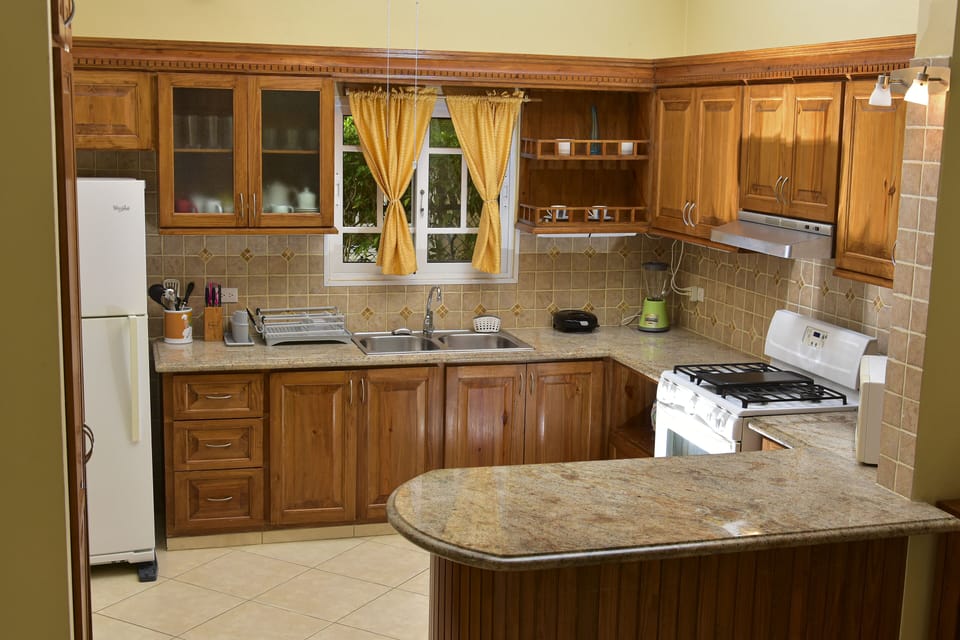Complet view of the kitchen