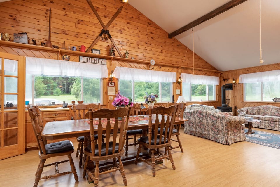 Dining area and family room