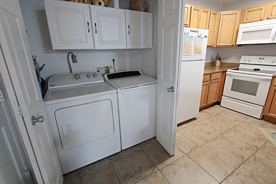 Washer and dryer