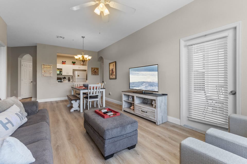 Living Space with Queen Pull Out Sofa