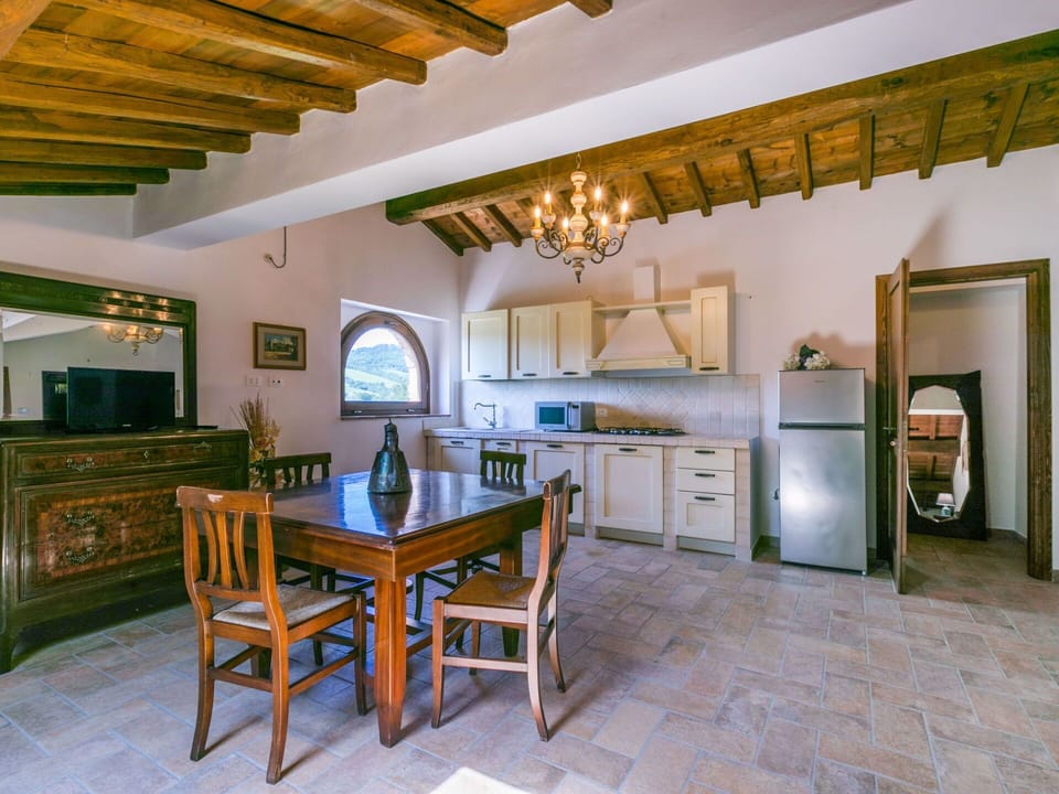 Table, Furniture, Countertop, Wood, Kitchen, Kitchen Appliance, Architecture, Chair, Interior Design, Flooring