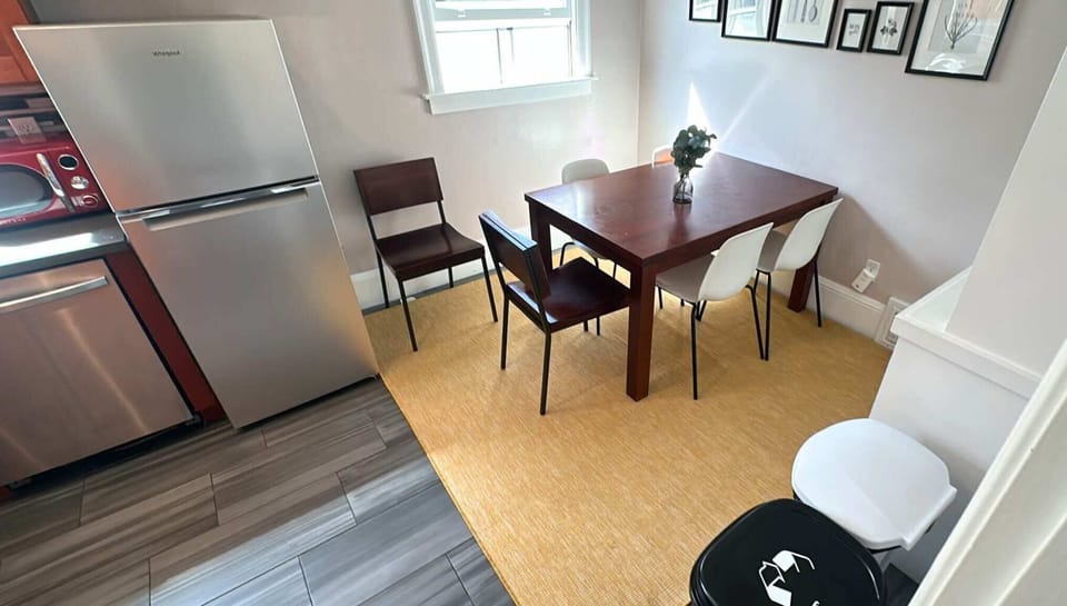 A dining space made for meals, work, or conversation — practical and welcoming.