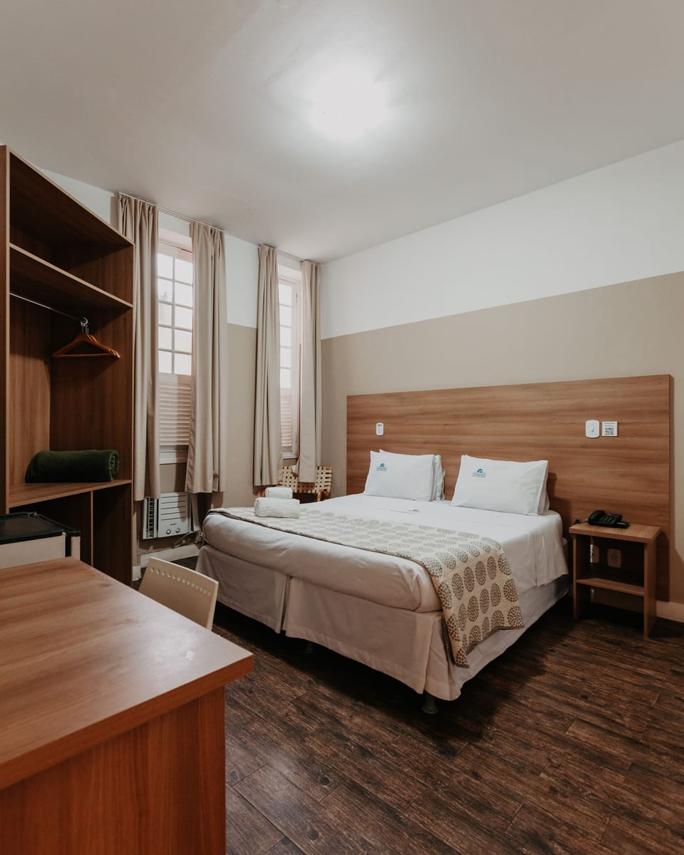 Economy Twin Room, 1 Double Bed | Minibar, free WiFi, bed sheets