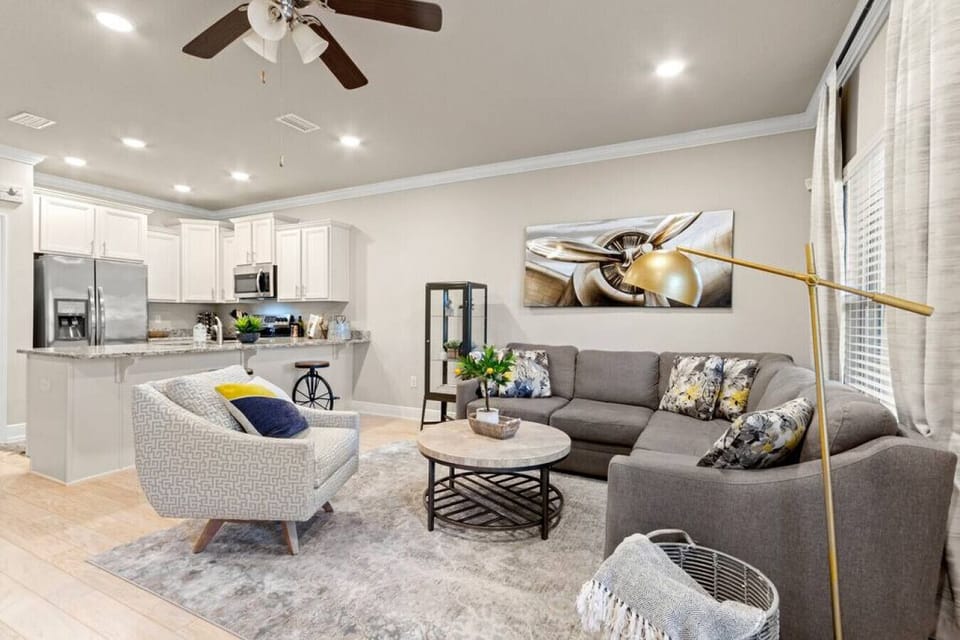 Living Room open to kitchen