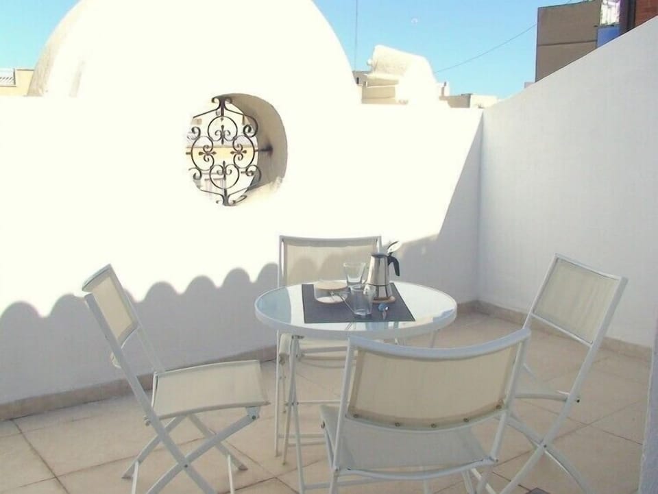 Terraza amueblada