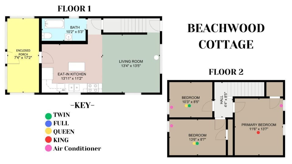 Beachwood Cottage Floor Plan