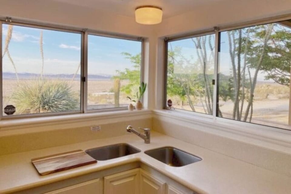 The Chef will be pleased with the view from the Kitchen! Fully equipped to create memorable meals.
