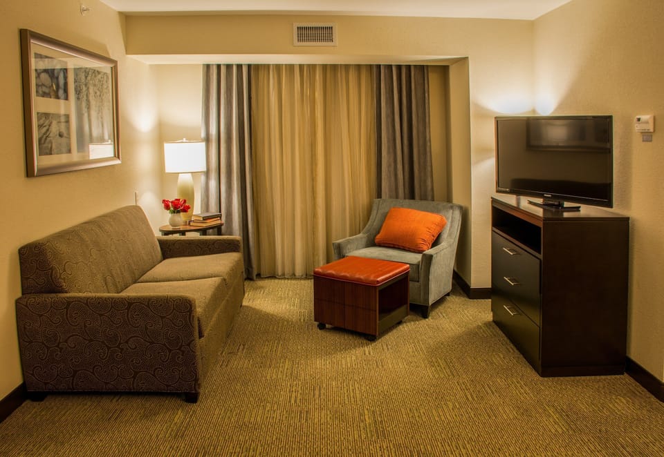 Relax and unwind in the cozy living room.