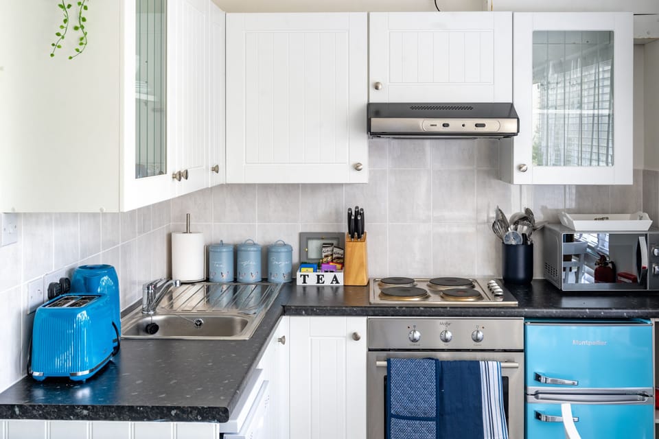 Well-equipped kitchen with modern appliances
